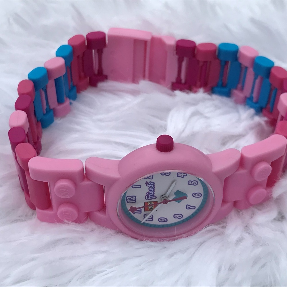 Lego Friends Girl Watch Pink Purple Analog Wrist - Picture 5 of 8